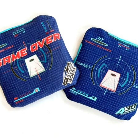 430 Game Over Cornhole Bag (Blue)